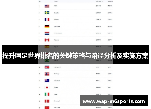 提升国足世界排名的关键策略与路径分析及实施方案
